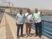 ” هشام كمال” يستقبل د. أشرف صبحي وزير الشباب والرياضة بمحطة كهرباء السد العالى