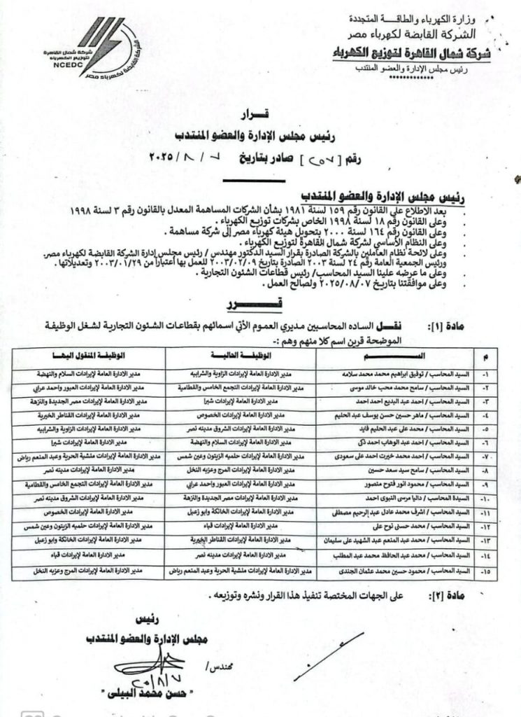 قرار النقل