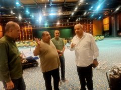 المهندس سامي ابو وردة يتفقد إجراءات تأمين التغذية الكهربائية قبل المؤتمر