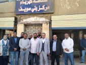 «شمعه» في جولة ميدانية بقطاع توزيع كهرباء بني سويف لمتابعة منظومة الخدمة