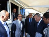 عرض عن جاهزية شركة كهرباء الإسكندرية لمجابهة الأزمات والتعامل مع الأمطار بحضور مدبولي والمحافظ