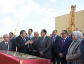 رئيس الوزراء يتفقد مستجدات تنفيذ أعمال محطة الربط الكهربائي المصرى السعودى العملاقة بمدينة بدر