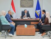 محافظ دمياط يلتقى  رئيس شركة شمال الدلتا لتوزيع الكهرباء لمناقشة تنفيذ مشروعات الخطة الاستثمارية