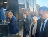 بالصور ..وزير الكهرباء يتفقد فرع ايرادات وشبكات القاهرة الجديدة 