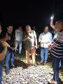 وزير الكهرباء اثناء الجولة
