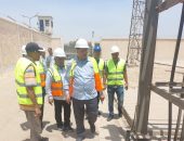 ” رئيس المحطات المائية ”  في زيارة لمحطة كهرباء نجع حمادي  ويطالب برفع درجة الاستعداد القصوى بجميع محطات التوليد 