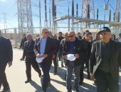 عصمت ومحافظ الإسكندرية يشهدان إطلاق التيار بمحطة محولات برج العرب الترفيهية بجهد 500 ك.ف
