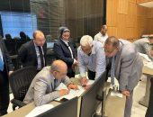 *فى زيارة ميدانية الى المركز القومى للتحكم ..وزير الكهرباء  يتابع سير العمل لتأمين الشبكة الموحدة